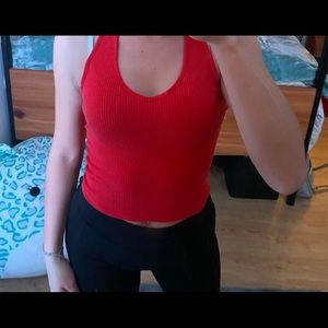 Red American eagle tank!